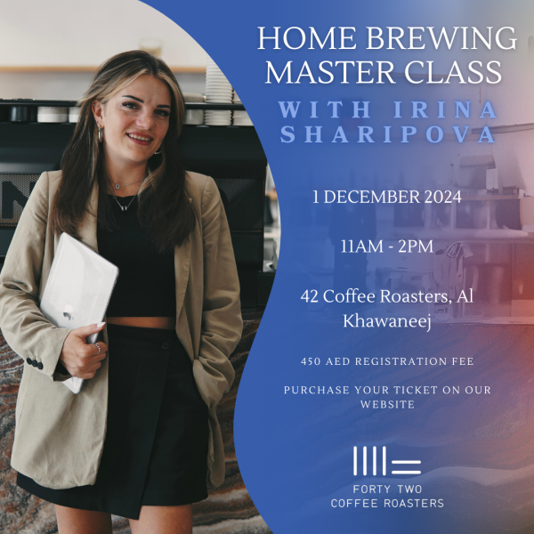 Home Brewing Master Class with Irina Sharipova - Dubai